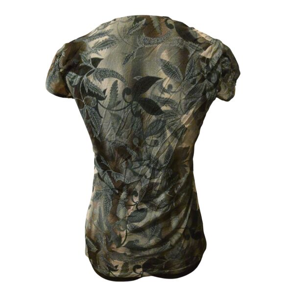 Vtg 90s Y2K Worthington Babydoll Top Sz M Fairy Grunge Whimsigoth Empire Waist - Picture 2 of 10